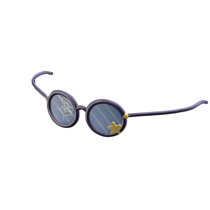 Shattered Star Round Glasses