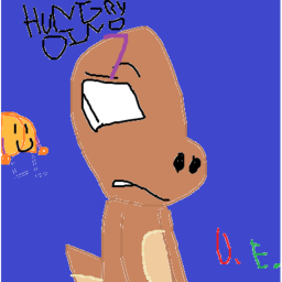 Hungry Dino Meets Them All