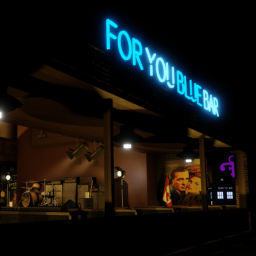For You Blue Bar