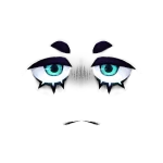 ▪️ chilling eyes face Roblox decal preview