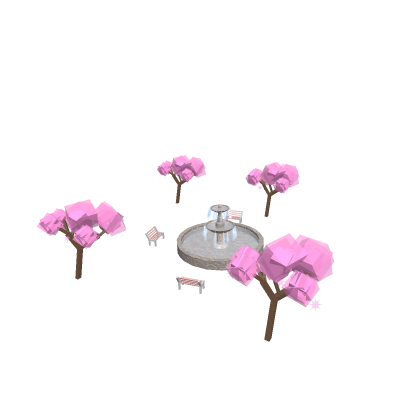 Anime fountain