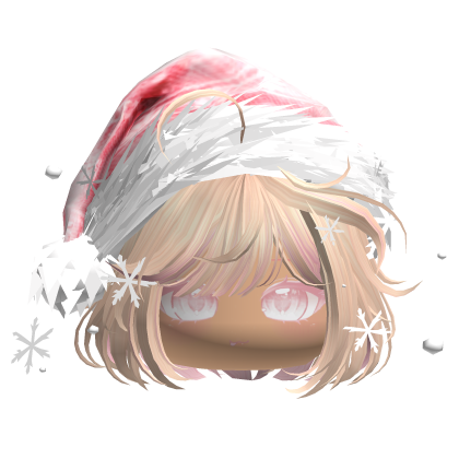 Christmas Bob w/Santa Hat (Blonde&Pink)
