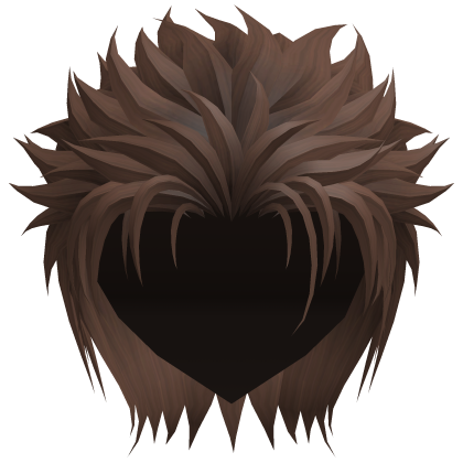 Brown Spiky Fighter Hair Roblox item