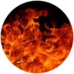 You burned
