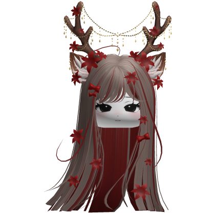 Ethereal Christmas Fairy Fawn Hair w/ Antlers