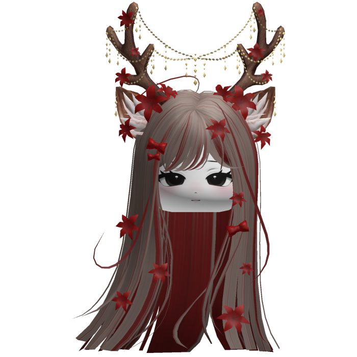 Ethereal Christmas Fairy Fawn Hair w/ Antlers