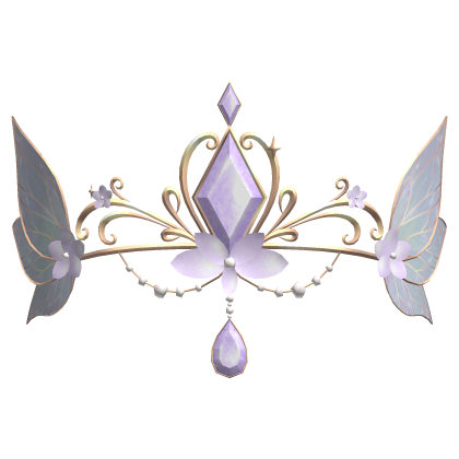 Purple Gold Fairy Princess Tiara