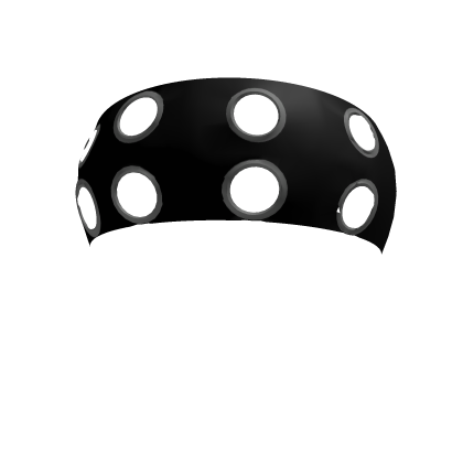 Silver holes Headband