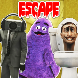 ESCAPE SKIBI TOILET 😲 [Backrooms]