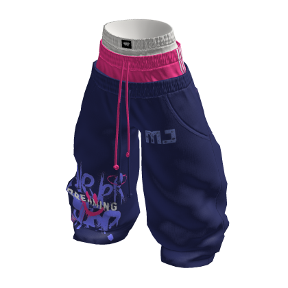 MJ - Sagging Pants Navy
