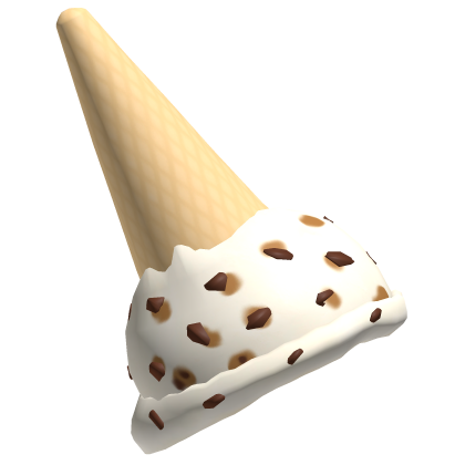 ୨୧ : sweet melted ice cream hat ♡ cookie dough Roblox item