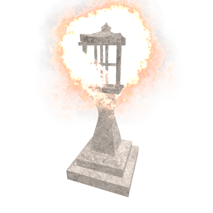 Flame Lantern (With Light)