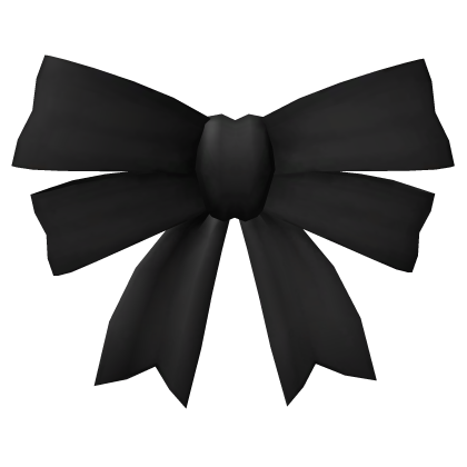 Black Maid Bow 3.0 Roblox item