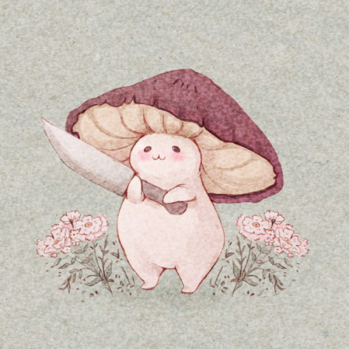 Cute art mushroom adorable kawaii Roblox decal