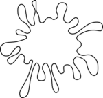white splat