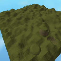 Terrain with mining icon