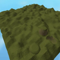 Terrain with mining icon