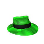 Green Sparkle Fedora