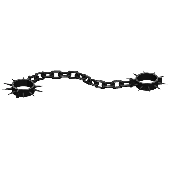 Black Spiky Shackles 