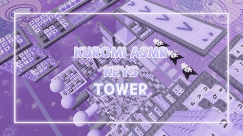 Torre della tastiera Kuromi Asmr!