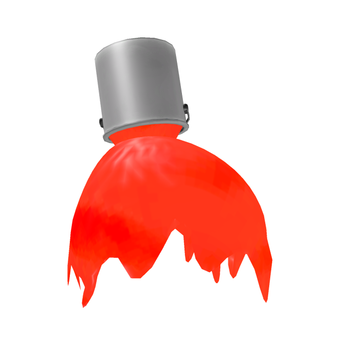 bucket of red paint EMISSIVE