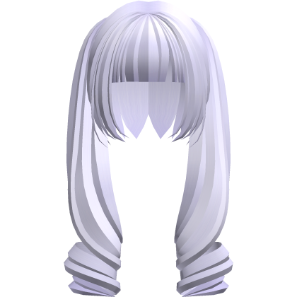 ۶ৎ | cute long anime pigtails moe purple hair Roblox item
