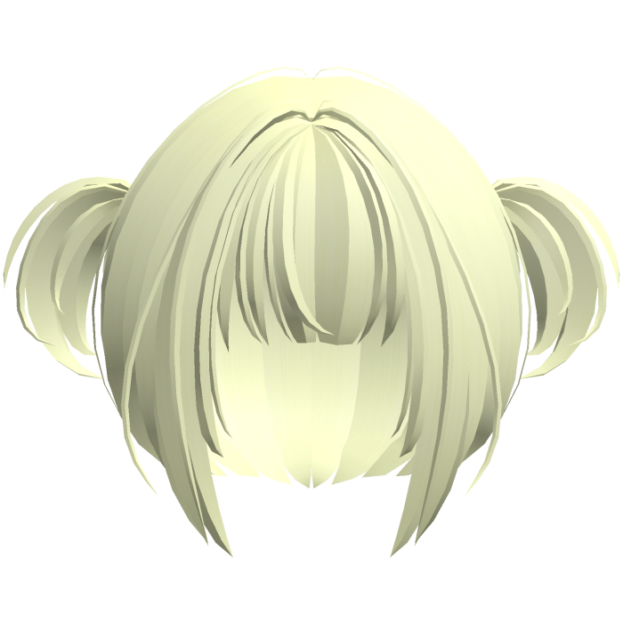 2000s moe anime wispy pigtails high yellow