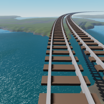 Train and tracks