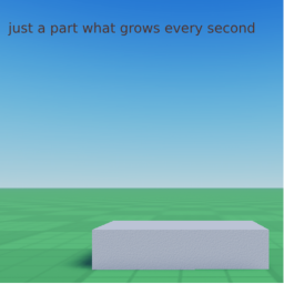 just a part what grows every second