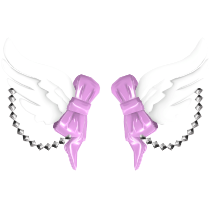 purple angel wings Roblox item