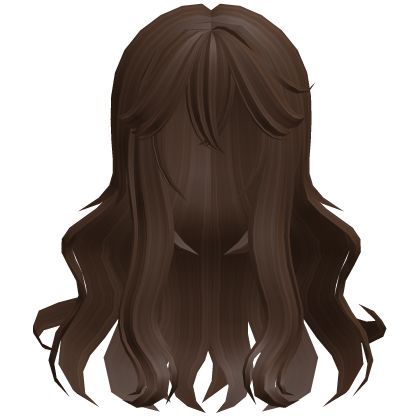 ♡ ꒰ fluffy anime chocolate moe wavy hair ꒱ ♡