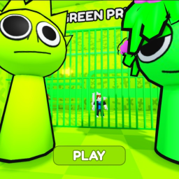 ❤️ LIME VS GREEN SPLANKI'S PRISON RUN! (Obby)