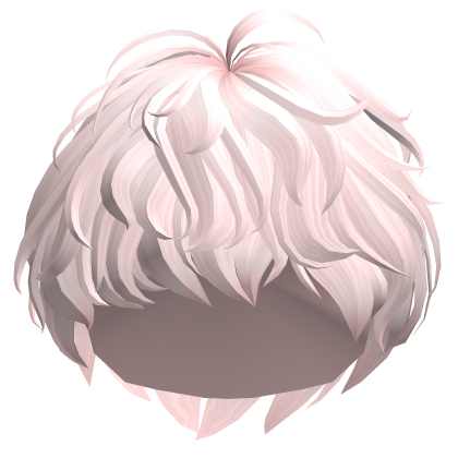 Messy Cool Boy Fluffy Hair (Light Pink) Roblox item