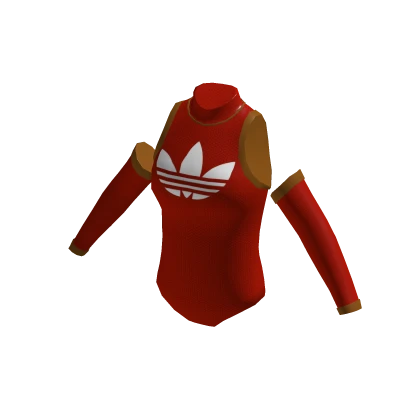 Red adidas hoodie roblox on sale