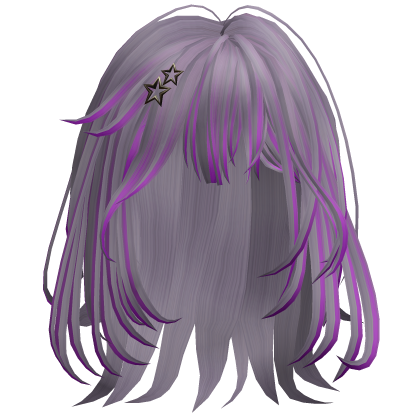 Star Clip Layered Hair - Lavender