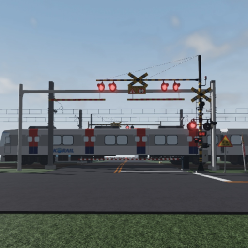 South Korean Railroad Crossings 한국 철도 건널목 official Roblox game thumbnail