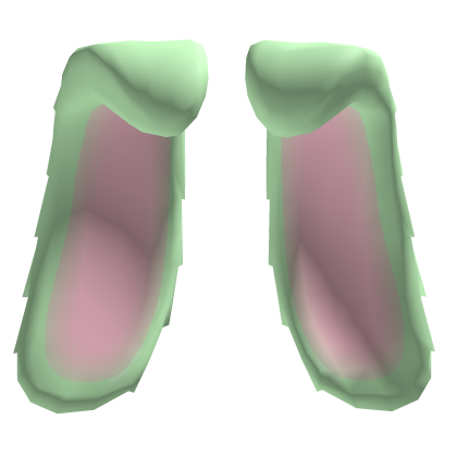 Pastel Green Floppy Bunny Ears