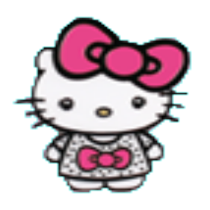 hello kitty with a big bow Roblox decal