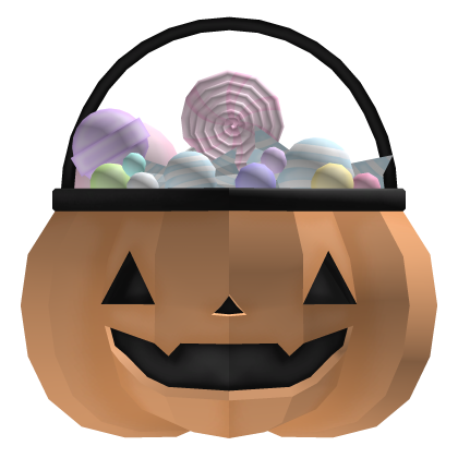 ♡ : Cute Candy Halloween Pumpkin Bucket (FREE) thumbnail