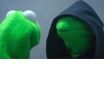 Kermit is a rebel