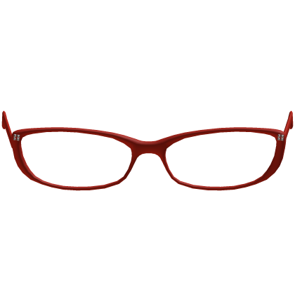 anime glasses red