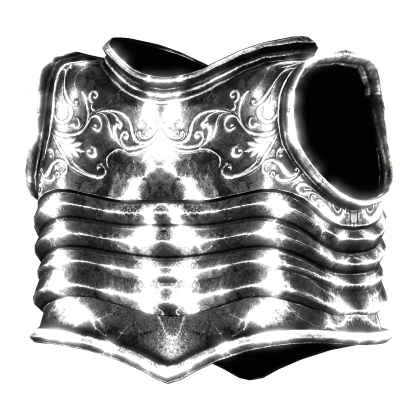 [EMISSIVE] Silver Glow Spartan Chestplate Roblox item