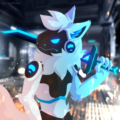 Bluey the Protogen 2