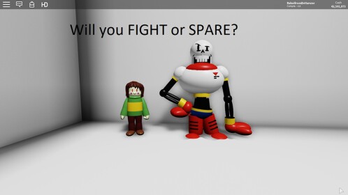 Undertale battle's (ALWAYS NEED A ADMIN IN GAME)