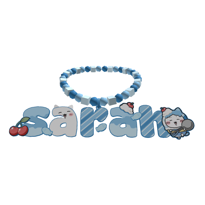 Sarah blue necklace