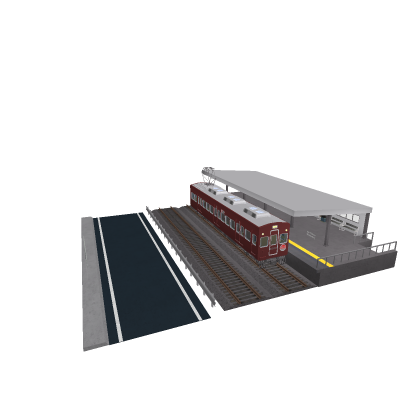 Hankyu 2000 Series with interior and train station