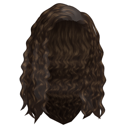 Curly Long Hair (Brown 2) Roblox item