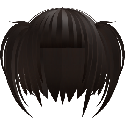 🕸️๋. ⭑ Mourning Gothic Pigtails || Brown