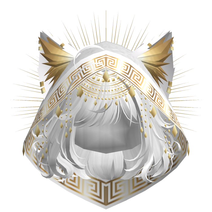 Egyptian Bob w/ Divine Gold White Hood