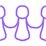Purpleflower's friend group